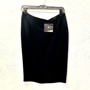 NWT Lanvin PARIS, black pencil skirt. EU size 40